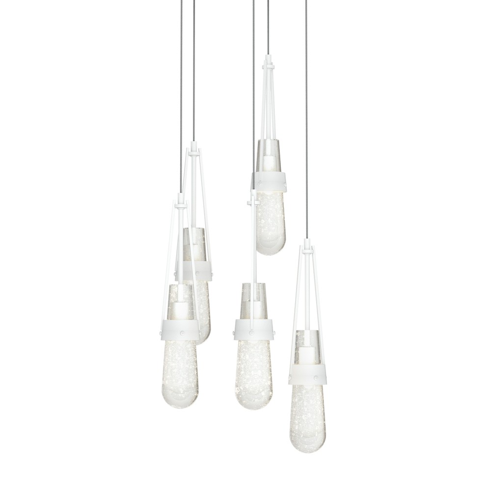 Link 5-Light Blown Glass Pendant