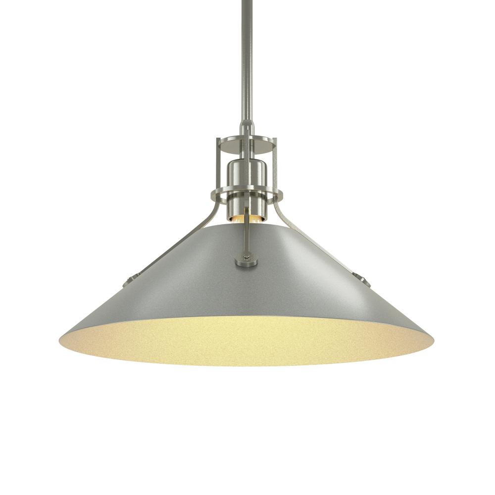 Henry Medium Steel Shade Pendant