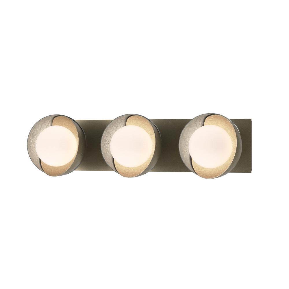 Brooklyn 3-Light Straight Double Shade Bath Sconce