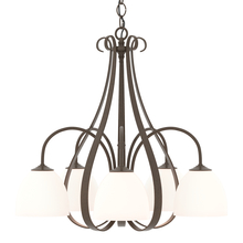 Hubbardton Forge 101445-SKT-05-GG0001 - Sweeping Taper 5 Arm Chandelier