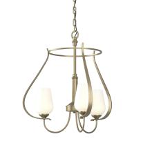 Hubbardton Forge 103047-SKT-84-GG0303 - Flora 3 Arm Chandelier