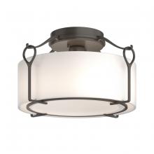 Hubbardton Forge 121142-SKT-07-GG0218 - Bow Medium Semi-Flush