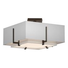 Hubbardton Forge 126507-SKT-05-SF1205-SJ1605 - Exos Square Small Double Shade Semi-Flush