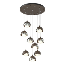 Hubbardton Forge 131105-SKT-STND-05-85-GG0711 - Brooklyn 9-Light Double Shade Pendant