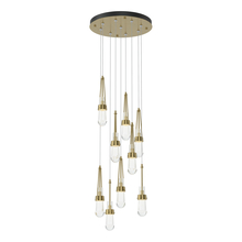 Hubbardton Forge 131108-SKT-STND-86-ZM0434 - Link 9-Light Clear Glass Pendant