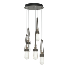 Hubbardton Forge 131120-SKT-STND-07-YG0434 - Link 5-Light Blown Glass Pendant