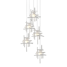 Hubbardton Forge 131128-SKT-LONG-02-YC0305 - Tura 5-Light Frosted Glass Pendant