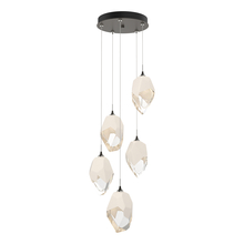 Hubbardton Forge 131138-SKT-STND-07-WP0755 - Chrysalis 5-Light Large Crystal Pendant