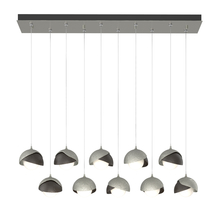 Hubbardton Forge 131205-SKT-STND-85-14-GG0711 - Brooklyn 10-Light Double Shade Pendant