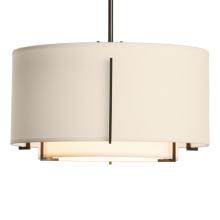 Hubbardton Forge 139602-SKT-MULT-14-SF1099-SA1590 - Exos Small Double Shade Pendant