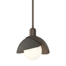 Hubbardton Forge 181183-SKT-MULT-05-07 - Brooklyn Double Shade Mini Pendant