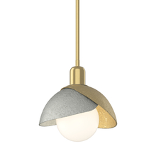 Hubbardton Forge 181183-SKT-MULT-86-85 - Brooklyn Double Shade Mini Pendant