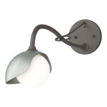 Hubbardton Forge 201376-SKT-07-82-GG0711 - Brooklyn 1-Light Single Shade Long-Arm Sconce