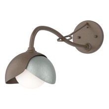 Hubbardton Forge 201377-SKT-05-82-GG0711 - Brooklyn 1-Light Double Shade Long-Arm Sconce