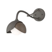 Hubbardton Forge 201377-SKT-07-05-GG0711 - Brooklyn 1-Light Double Shade Long-Arm Sconce