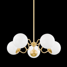 Mitzi by Hudson Valley Lighting H772805-AGB - HAVANA Chandelier