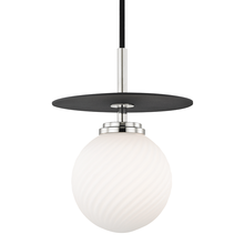 Mitzi by Hudson Valley Lighting H200701S-PN/BK - Ellis Pendant