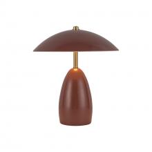 Alora Lighting TL437409BGD - Poppy 9-in Burgundy LED Table Lamp