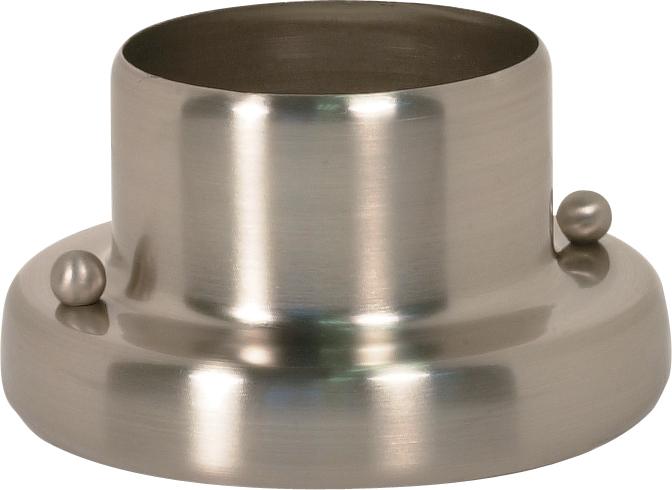 Pier Mount Base Round - Brushed Nickel