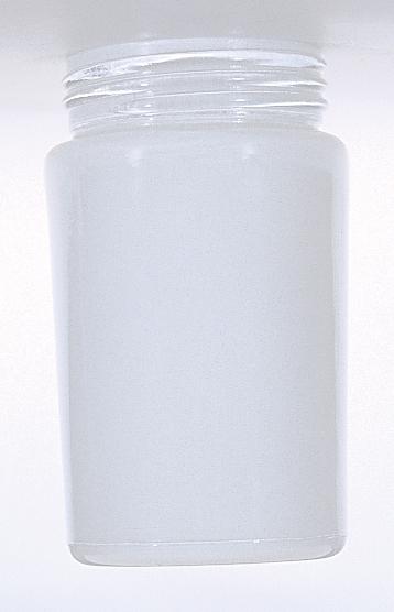 6 Inch White Glass Cylinder Shade; 3-1/4 inch Diameter; 3-11/64 inch Fitter; 6-1/4 inch Height;