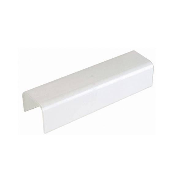 14 inch U-Bend Shade; Horizontal Hole Centered from end; White; 1/8 Slip