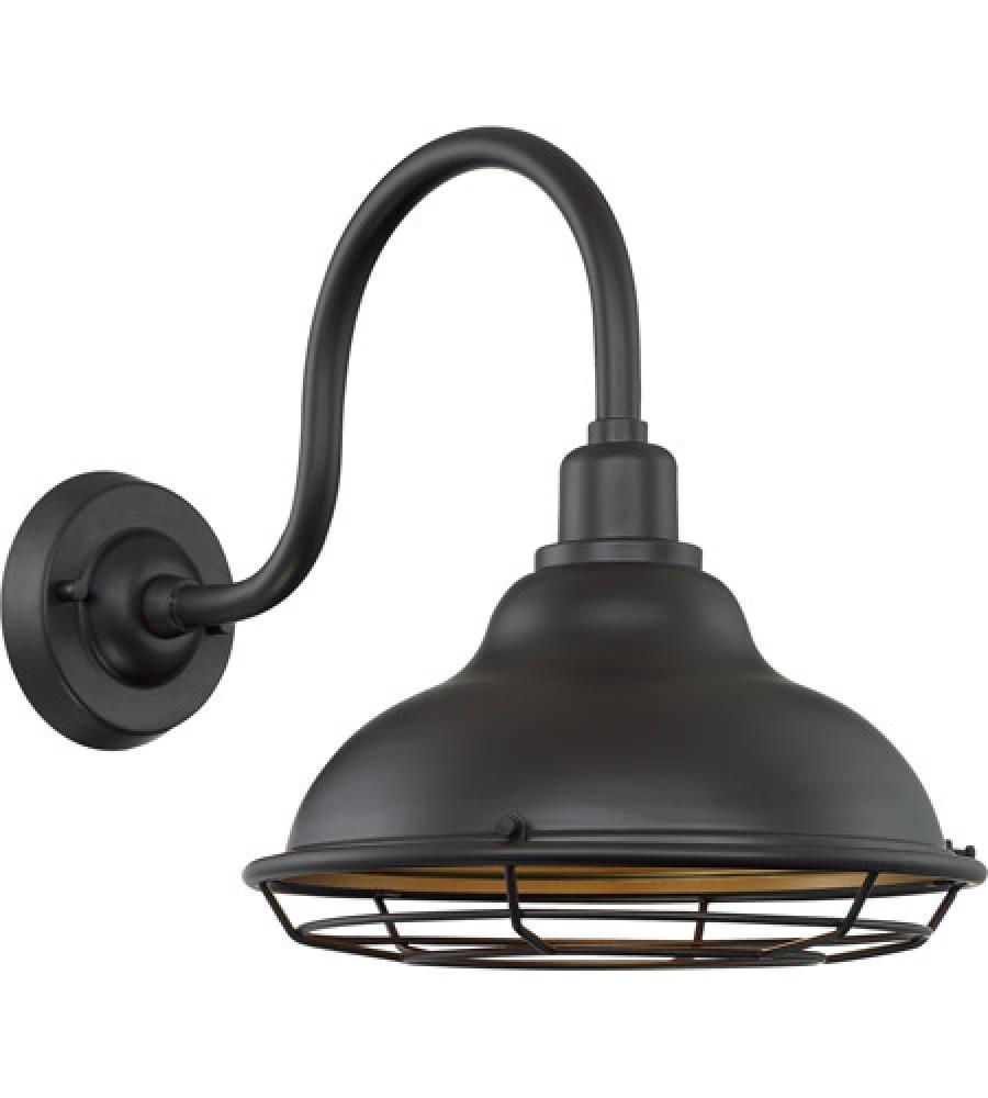 Newbridge - 1 Light Sconce with- Dark Bronze and Gold Finish