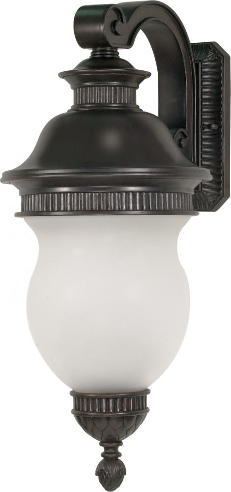 Luxor - 3 Light - 27" - Wall Lantern - Arm Down w/ Satin Frost Glass