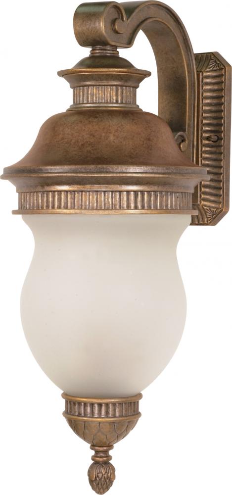 Luxor - 3 Light - 27" - Wall Lantern - Arm Down w/ Satin Frost Glass