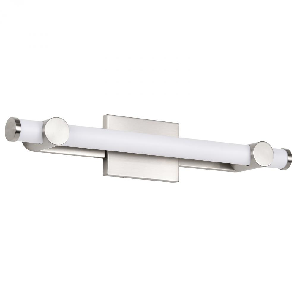 Bowman; 24 Inch LED Vanity; Brushed Nickel; Acrylic Lens