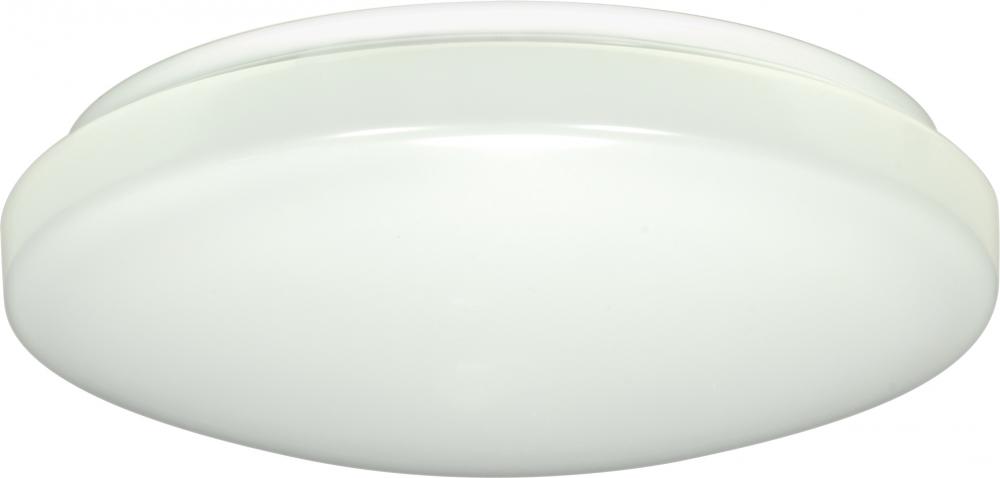 LED - 11" Flushwith Acrylic Lens - 120-277V - White Finish