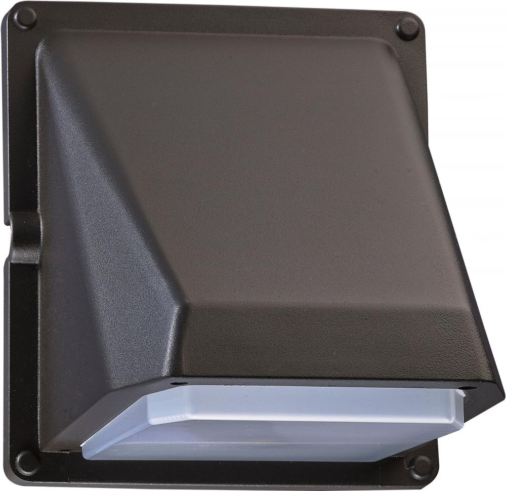 LED Wall Pack; 11 Watt; Bronze Finish; 120-277V