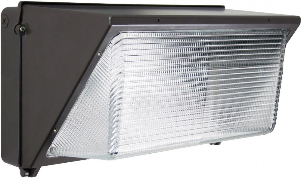 LED Wall Pack; 93 Watt; Bronze Finish; 120-277V