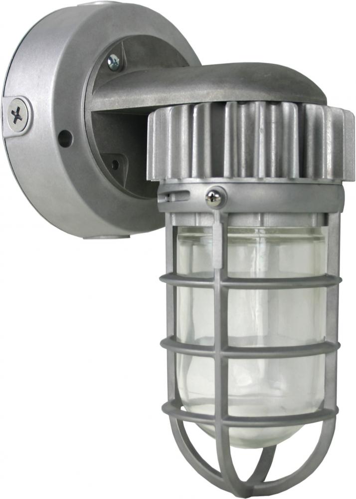 LED Vapor Proof Wall Mount Silver Finish; Silver Finish; 120-277V