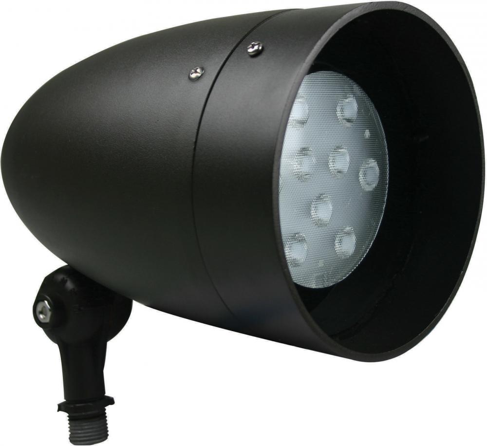 LED Landscape Flood 16 Watt; Bronze Finish; 120-277V