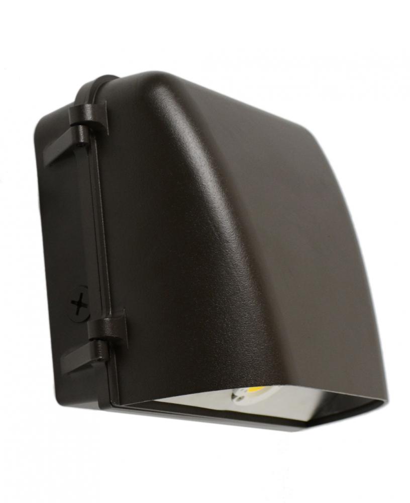 LED Small Wall Pack - 13W - 5000K - Bronze Finish - 120-277V