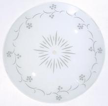 Nuvo 50/194 - 13 in.; Round Glass Lamp Shade; White; Grape Pattern