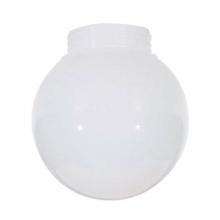 Nuvo 50/727 - Lexan White Ball; 6 inch Diameter; 3-11/64 inch Screw Fitter