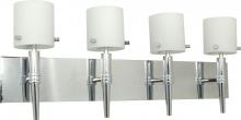 Nuvo 60/1074 - Jet - 4 Light - Halogen Wall - Vanity with Satin White Glass -Lamps Included