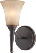 Nuvo 60/4241 - 1-Light Vanity Light Fixture in Georgetown Bronze Finish with Sienna Glass