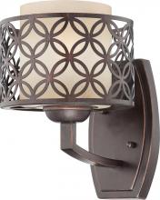 Nuvo 60/4561 - Margaux - 1 Light Vanity Fixture w/ Chestnut Glass