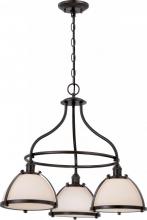 Nuvo 60/5533 - 3-Light Dinette Light Fixture in Aged Bronze Finish with Etched Opal Glass