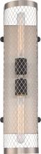 Nuvo 60/5783 - Bandit - 2 Light Sconce; Brushed Nickel Finish