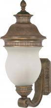 Nuvo 60/878 - Luxor - 3 Light - 26" - Wall Lantern - Arm Up w/ Satin Frost Glass