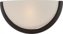 Nuvo 62/411 - Dylan - 1 Light Wall Sconce with Etched Opal Glass - LED Omni Included