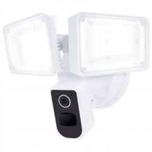 Nuvo 65/920 - 36 Watt Rectangular Outdoor SMART Security Light with Camera; Starfish Enabled; Tunable White; White