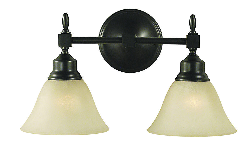 2-Light Siena Bronze Taylor Sconce