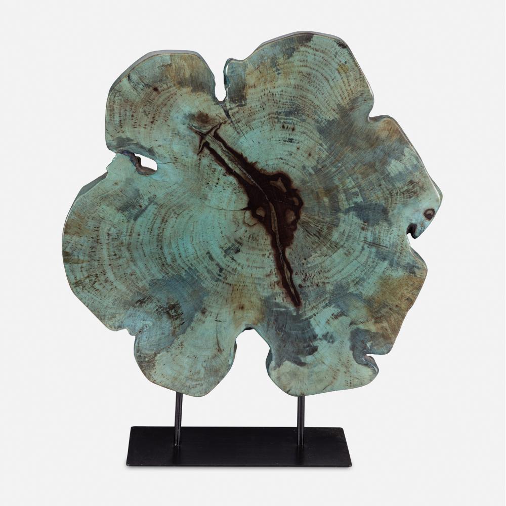 Uttermost Bahati Wood Blue Sculpture