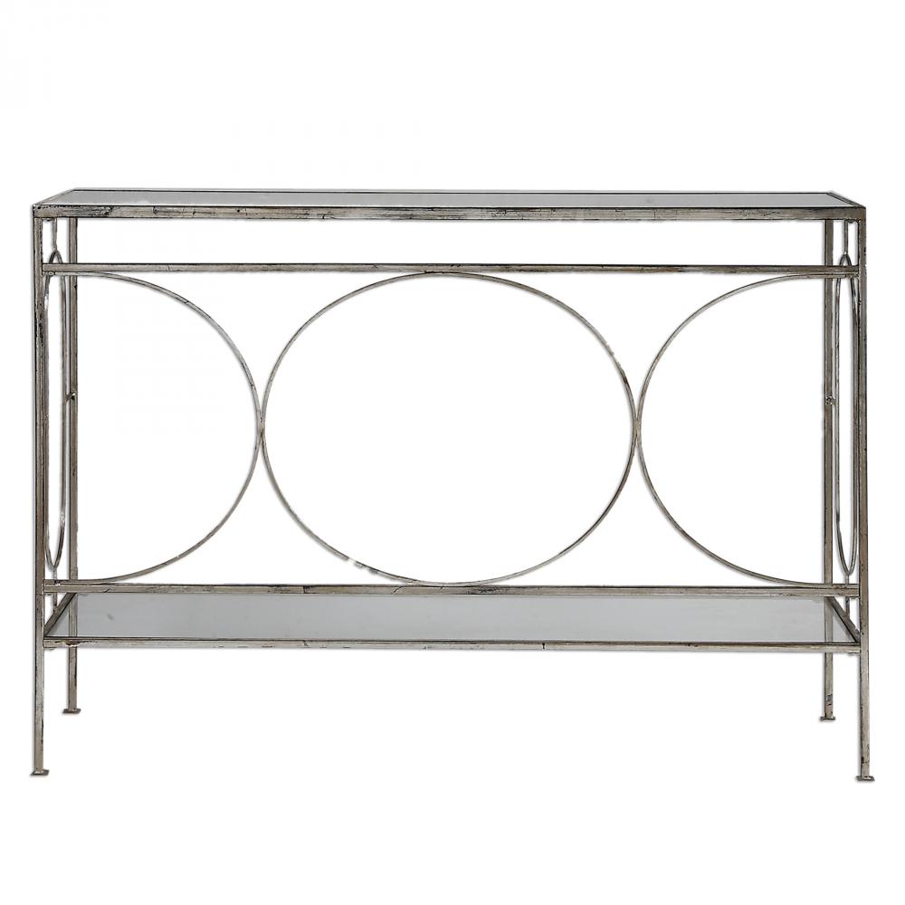 Luano Silver Console Table