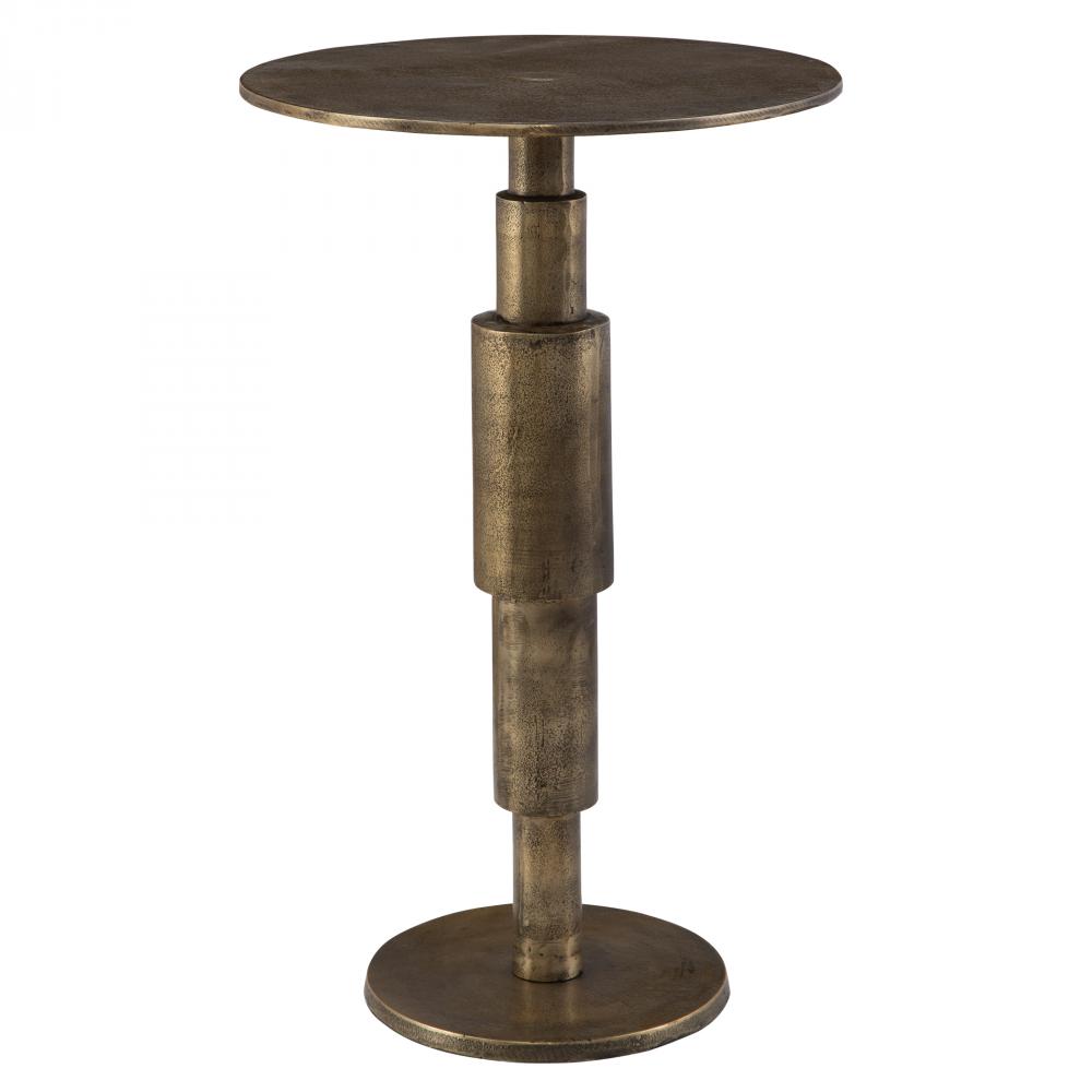 Descend Gold Accent Table