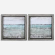 Uttermost 51114 - Aqua Horizon Framed Prints, Set/2